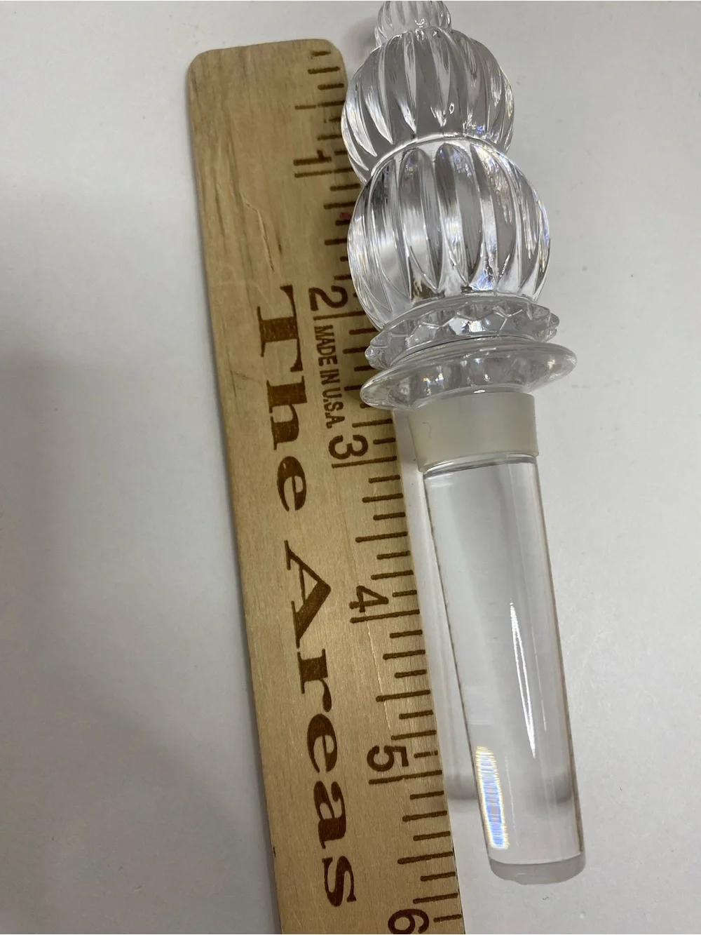 Mikasa Bottle Stopper Monterey Austrian Lead Crystal READ